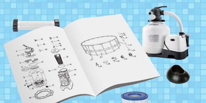 Reservedele til Intex Pools og pool pumper